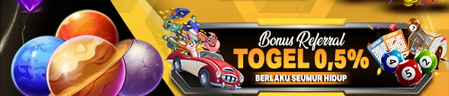 BONUS REFERRAL TOGEL 0.5%