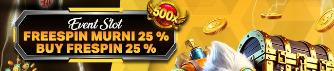 EVENT SLOT FREESPIN MURNI 25% &amp; BUY FREESPIN 25%